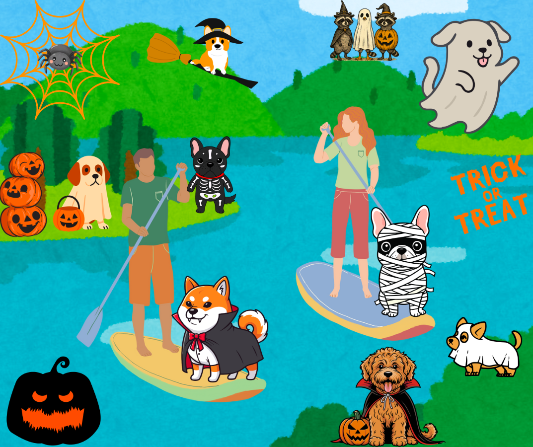 🐾🎃 Howl-O-Ween Puppy Paddle: Paws, Paddles & Pumpkins on Lake Ivanhoe! 🐶🚣‍♀️