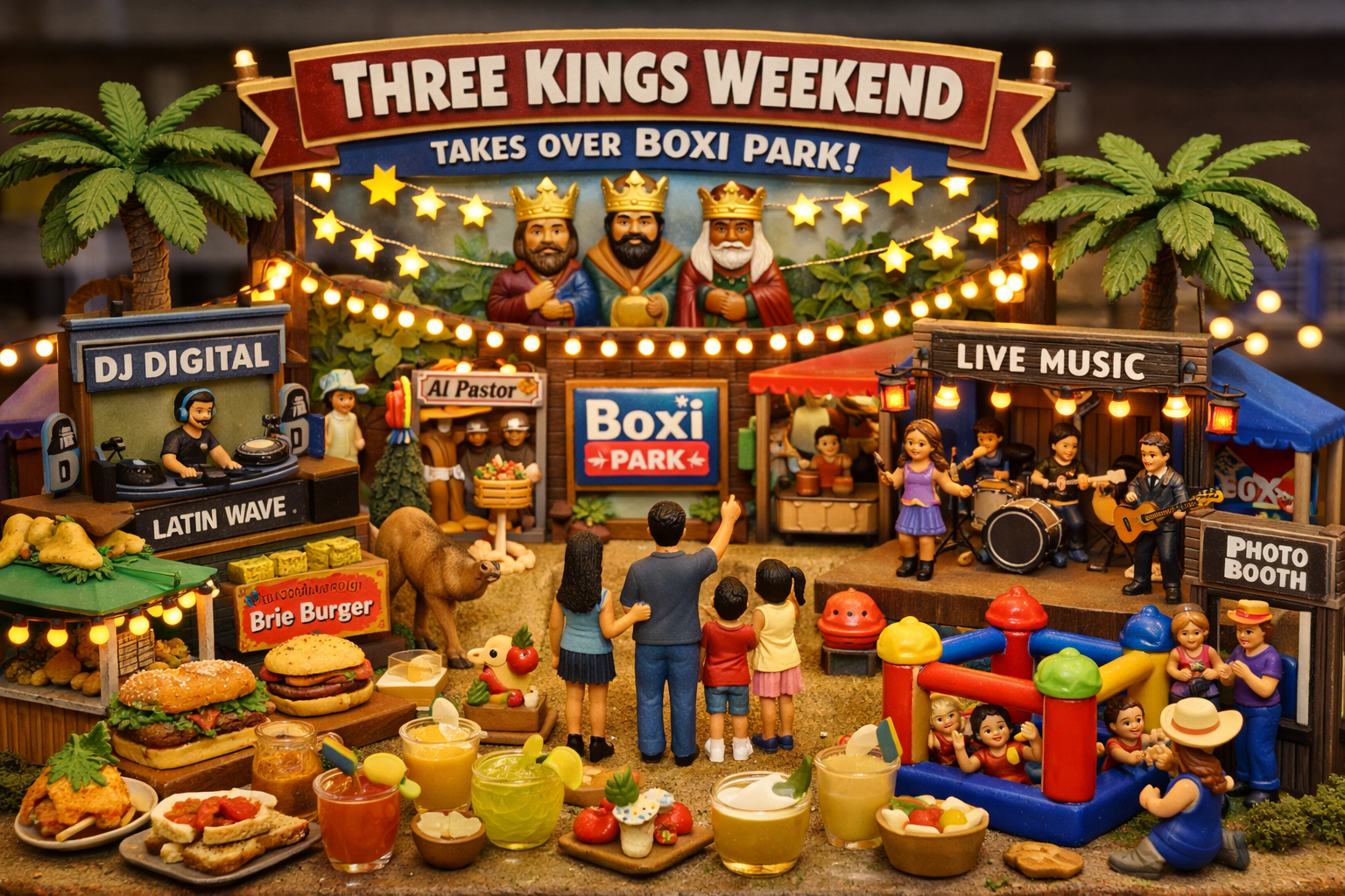 👑Three Kings Weekend Takes Over Boxi Park! 🎶